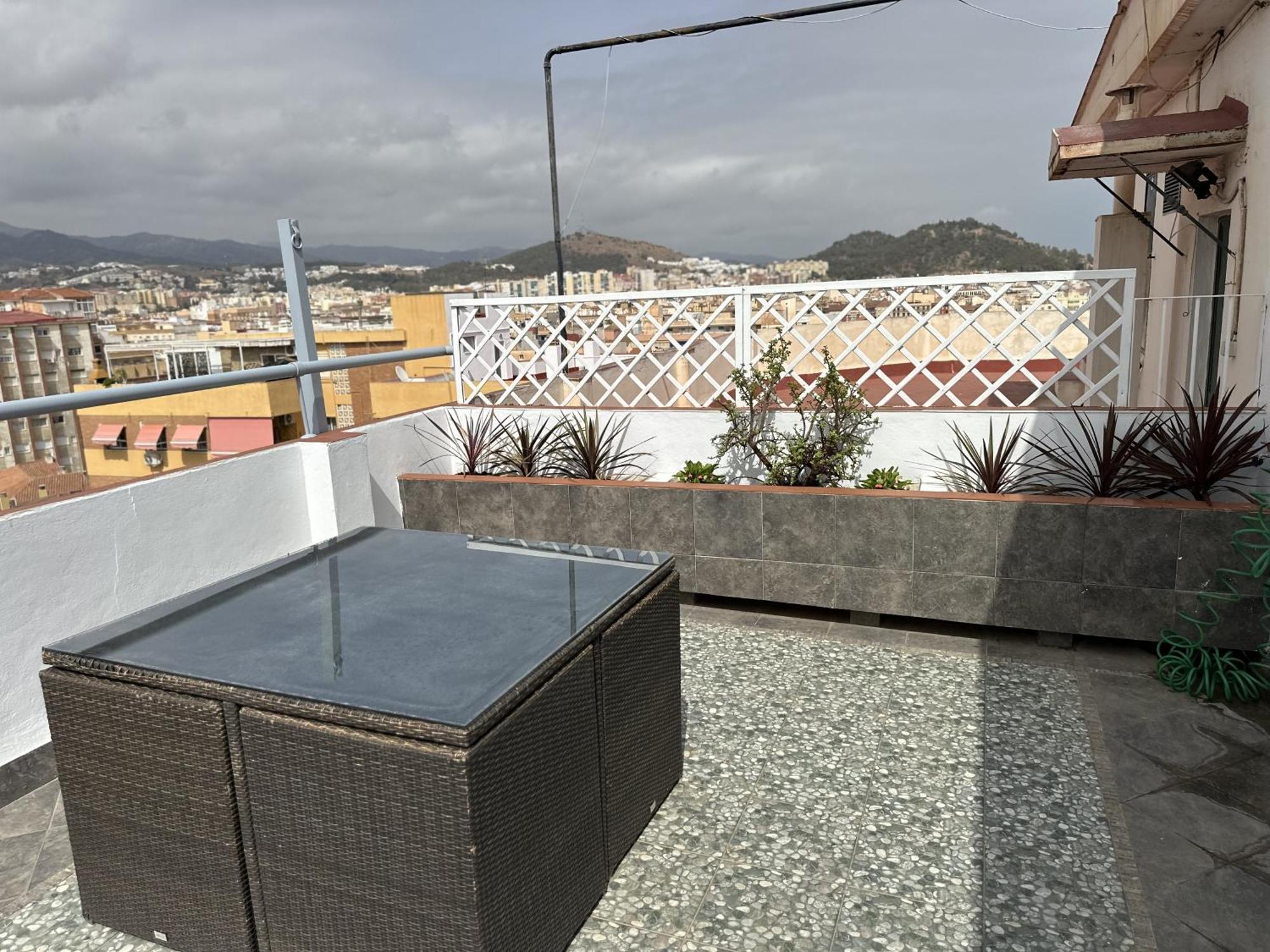 Atico Plaza Bailen Malaga Centro Lägenhet Exteriör bild