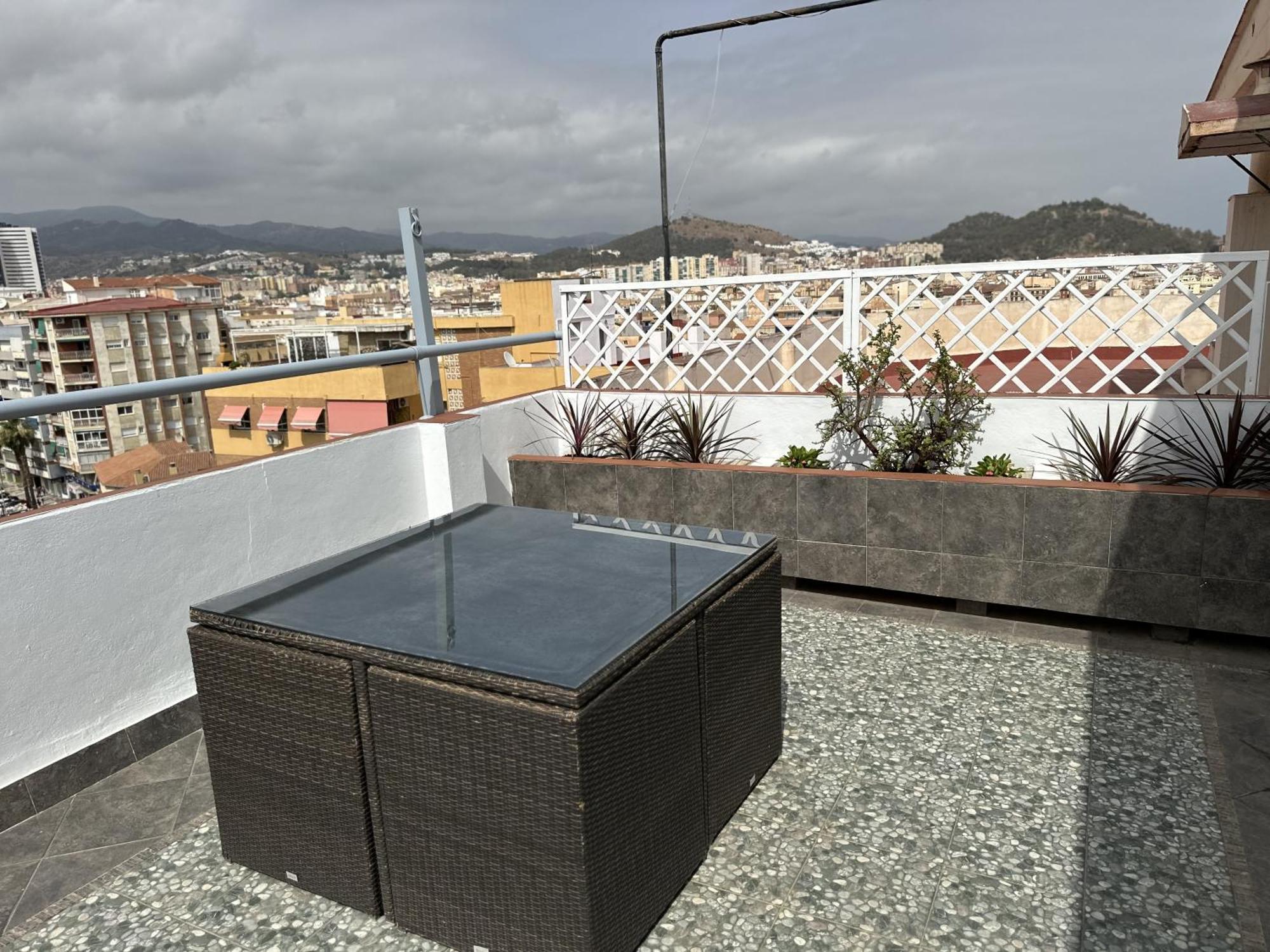 Atico Plaza Bailen Malaga Centro Lägenhet Exteriör bild